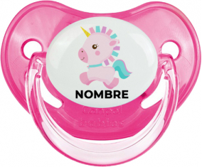 Diseño de unicornio-6 con nombre: Chupete fisiológica