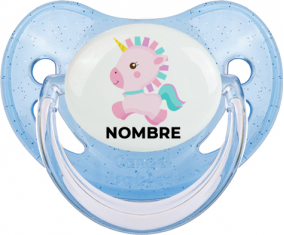 Diseño de unicornio-6 con nombre: Chupete fisiológica