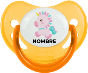 Diseño de unicornio-6 con nombre: Chupete fisiológica