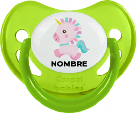 Diseño de unicornio-6 con nombre: Chupete fisiológica