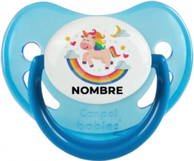 Unicornio arco iris con nombre: Chupete fisiológica