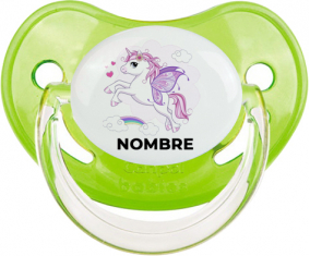 Diseño de unicornio-7 con nombre: Chupete fisiológica