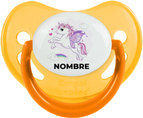 Diseño de unicornio-7 con nombre: Chupete fisiológica