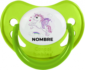 Diseño de unicornio-7 con nombre: Chupete fisiológica