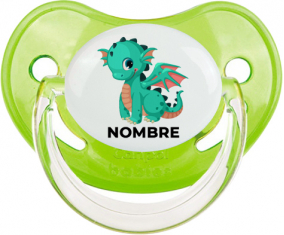 Diseño del dragón-1 con nombre: Chupete fisiológica