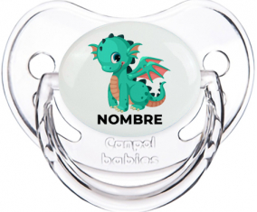 Diseño del dragón-1 con nombre: Chupete fisiológica