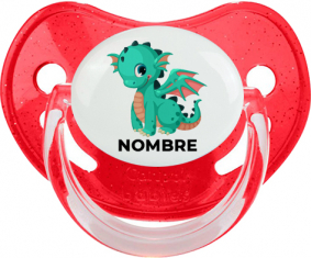 Diseño del dragón-1 con nombre: Chupete fisiológica