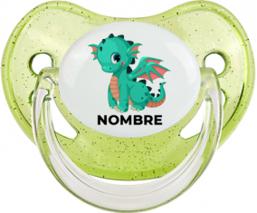 Diseño del dragón-1 con nombre: Chupete fisiológica