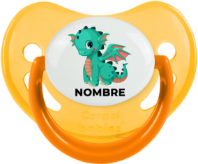 Diseño del dragón-1 con nombre: Chupete fisiológica