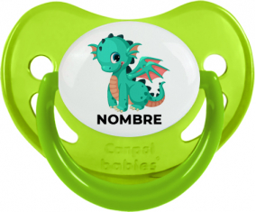 Diseño del dragón-1 con nombre: Chupete fisiológica