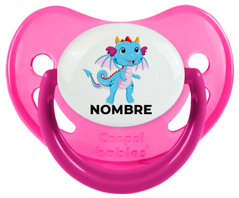 Chupete personalizado Dragón Gris