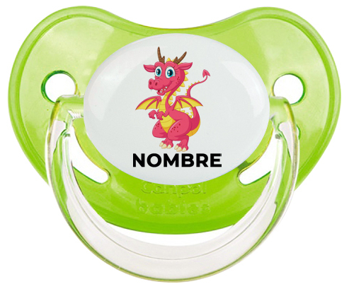 Chupete personalizado Dragón Gris