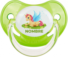 Diseño de unicornio-8 con nombre: Chupete fisiológica