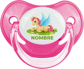 Diseño de unicornio-8 con nombre: Chupete fisiológica