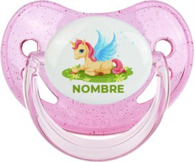 Diseño de unicornio-8 con nombre: Chupete fisiológica