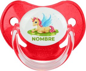 Diseño de unicornio-8 con nombre: Chupete fisiológica