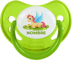 Diseño de unicornio-8 con nombre: Chupete fisiológica