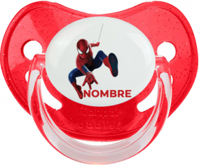 Spiderman diseño-1 con nombre: Chupete fisiológica