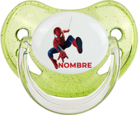 Spiderman diseño-1 con nombre: Chupete fisiológica