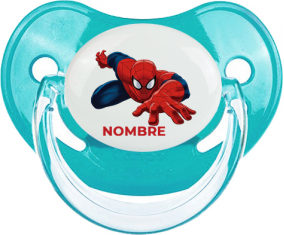 Spiderman diseño-2 con nombre: Chupete fisiológica personnalisée