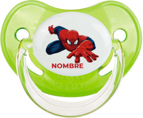 Spiderman diseño-2 con nombre: Chupete fisiológica