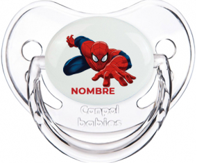 Spiderman diseño-2 con nombre: Chupete fisiológica