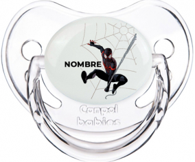 Spiderman diseño-4 con nombre: Chupete fisiológica