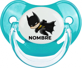 Batman kids logo diseño-4 con nombre: Chupete fisiológica personnalisée