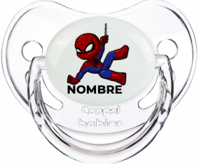 Spiderman kids diseño-1 con nombre: Chupete fisiológica