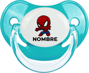 Spiderman kids diseño-2 con nombre: Chupete fisiológica personnalisée