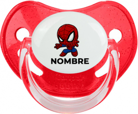 Spiderman kids diseño-2 con nombre: Chupete fisiológica