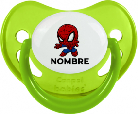 Spiderman kids diseño-2 con nombre: Chupete fisiológica