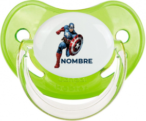 Diseño del Capitán América-1 con nombre: Chupete Fisiológica