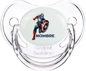 Diseño del Capitán América-1 con nombre: Chupete Fisiológica