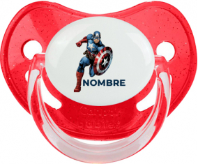 Diseño del Capitán América-1 con nombre: Chupete Fisiológica