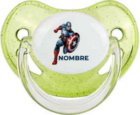 Diseño del Capitán América-1 con nombre: Chupete Fisiológica
