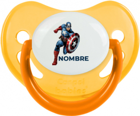 Diseño del Capitán América-1 con nombre: Chupete Fisiológica