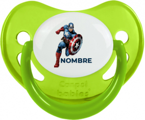 Diseño del Capitán América-1 con nombre: Chupete Fisiológica