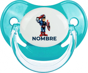 Diseño del Capitán América-2 con nombre: Chupete Fisiológica personnalisée