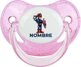 Diseño del Capitán América-2 con nombre: Chupete Fisiológica