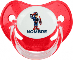 Diseño del Capitán América-2 con nombre: Chupete Fisiológica