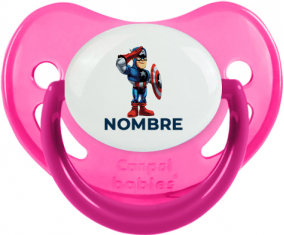 Diseño del Capitán América-2 con nombre: Chupete Fisiológica