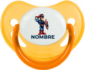 Diseño del Capitán América-2 con nombre: Chupete Fisiológica