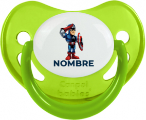 Diseño del Capitán América-2 con nombre: Chupete Fisiológica