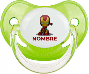 Iron man niños con nombre: Chupete fisiológica