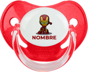 Iron man niños con nombre: Chupete fisiológica