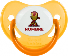 Iron man niños con nombre: Chupete fisiológica