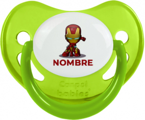 Iron man niños con nombre: Chupete fisiológica