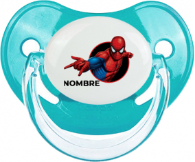 Spiderman diseño-6 con nombre: Chupete fisiológica personnalisée