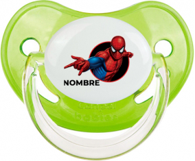 Spiderman diseño-6 con nombre: Chupete fisiológica